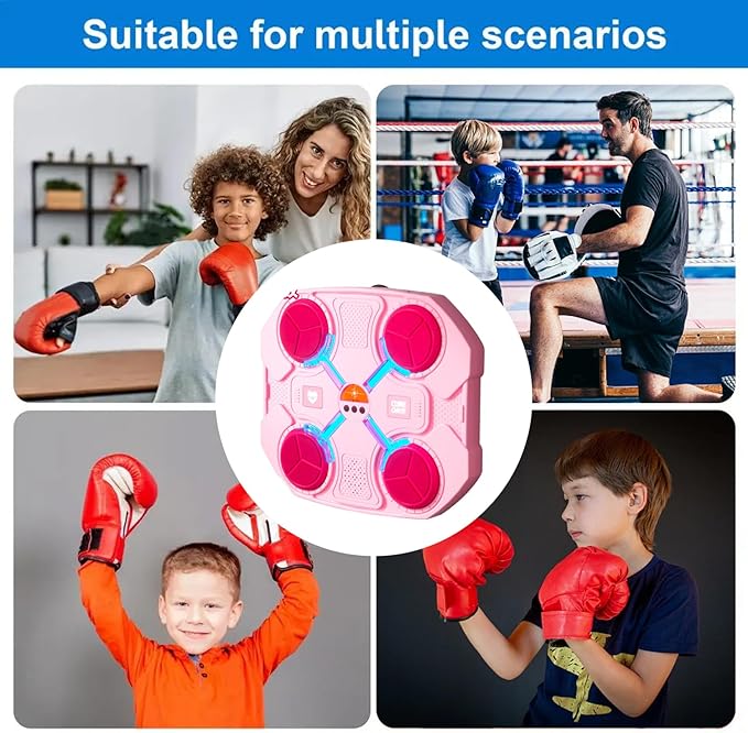 Music Boxing Machine,Music Boxing Machine with Music, Smart Bluetooth Music Boxing,Musical Boxing For Kids