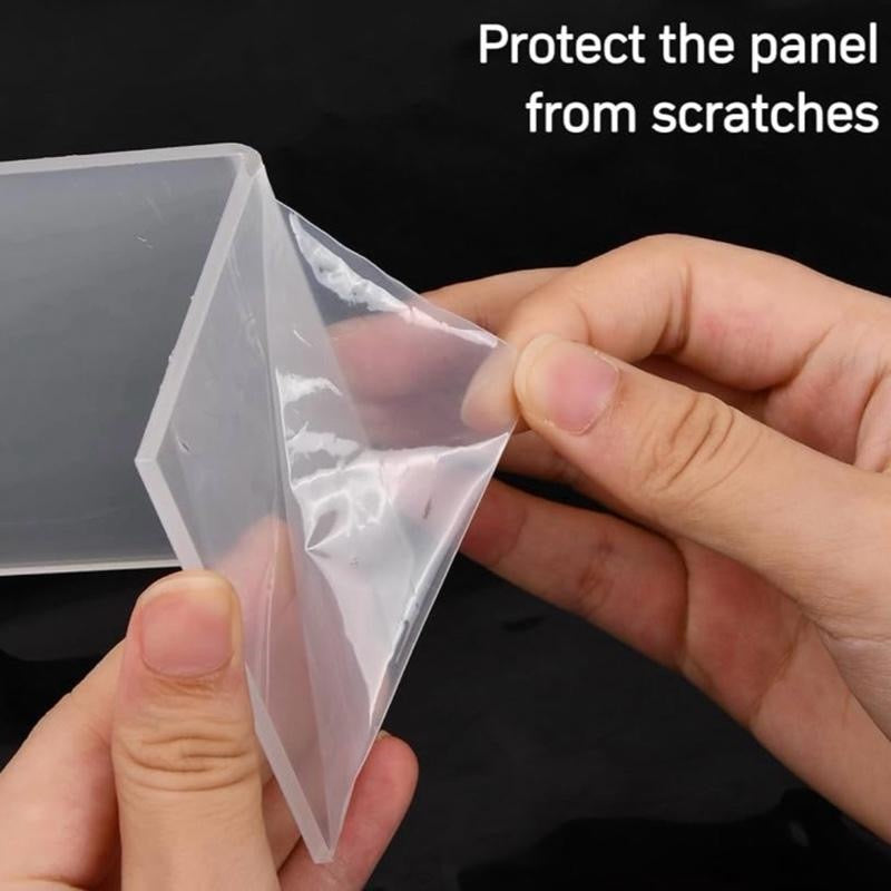 6 Pcs Acrylic Display Risers, 3 Sizes Clear Display Stands, Transparent Showcase Stands Acrylic Shelves, Product Display Shelf for Collections Pops Figures Jewelry Dessert Candy Cosmetics Perfume