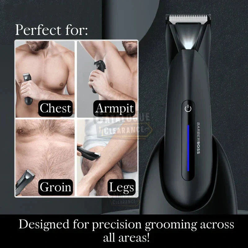 BarberBoss QR-2075 Dual Men's Hair & Beard Trimmer Set