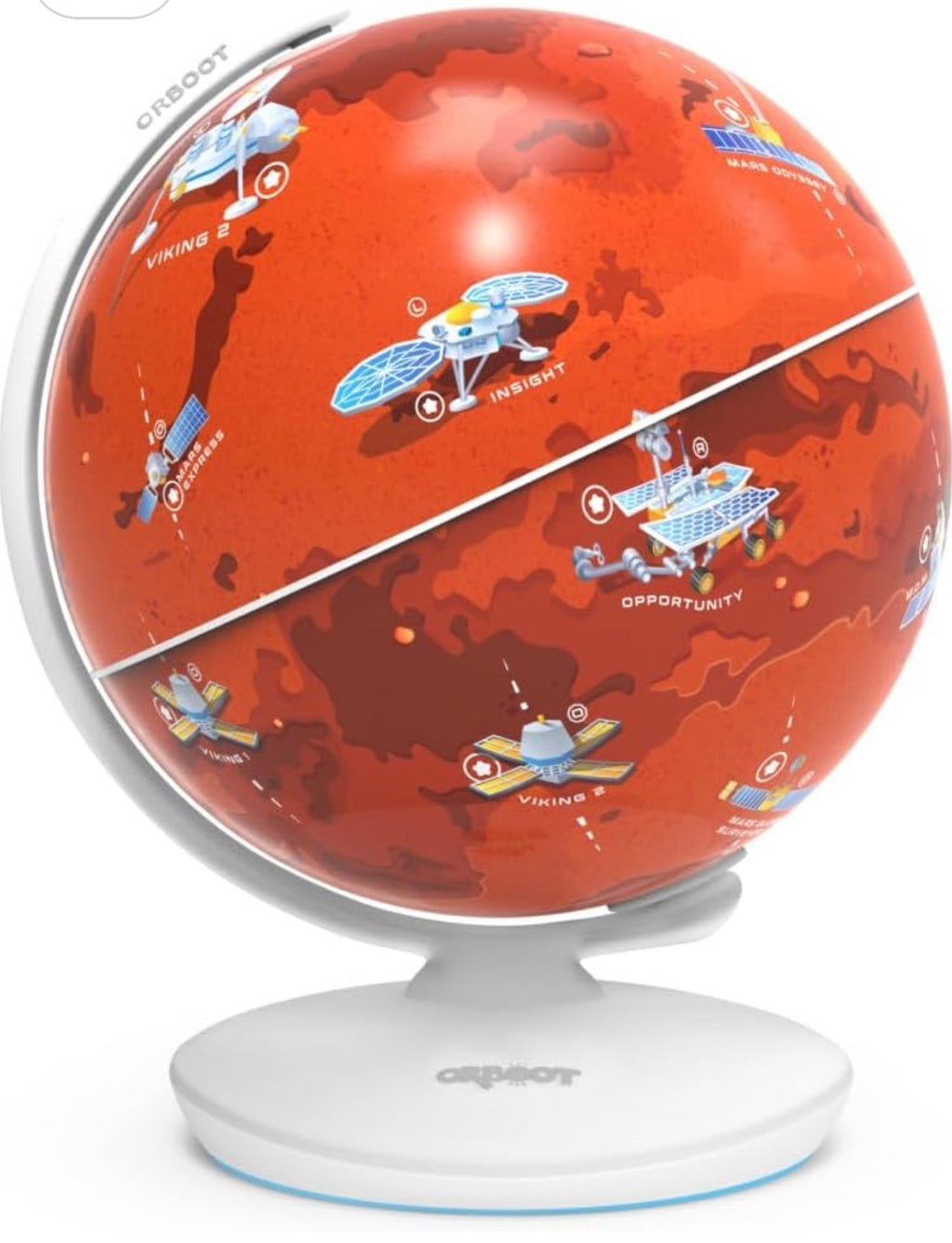 PlayShifu Interactive Science Kit - Orboot Mars (Globe + App) Explore Planet Mars | Educational Toys | Solar System Space Toys, STEM Toy & Gift for Kids Ages 6-12 Years (works with mobiles/tabs)