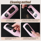Split End Remover, Electric Split Ends Hair Trimmer, Hair Repair Tool for Split Ends, Damaged Hair Trimmer for Broken, Dry, Brittle and Frizzy Split Ends (Pink)