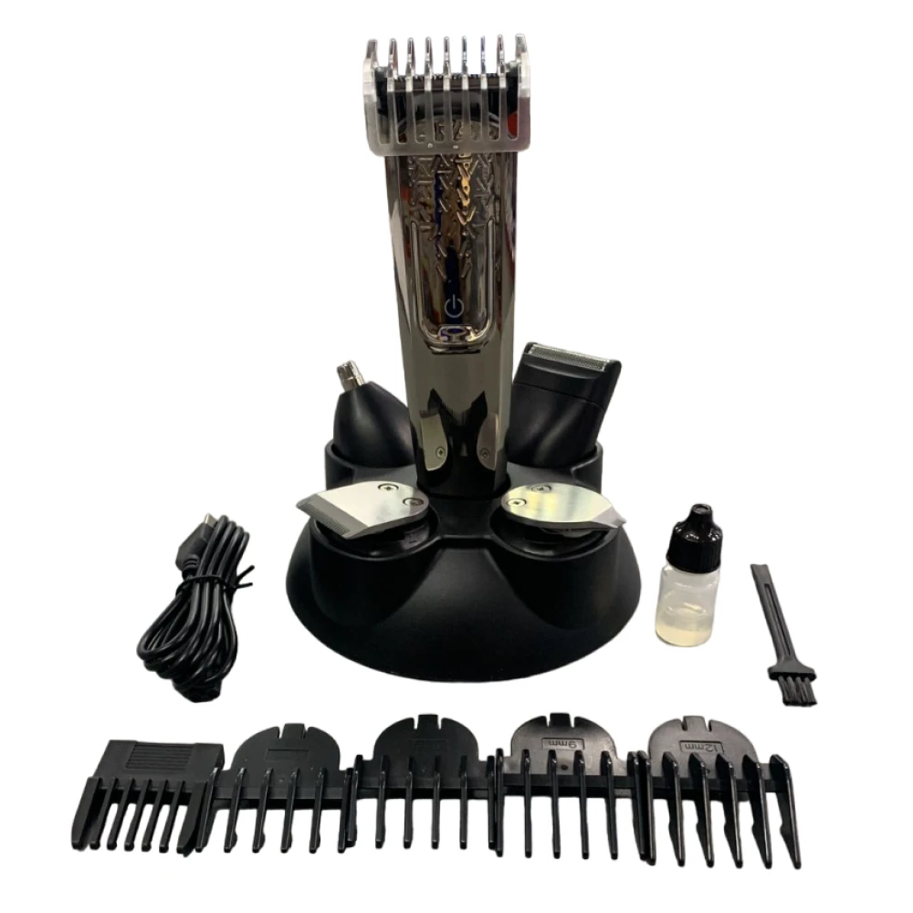Beard Trimmer for Men, Hair Clippers Hair Trimmer for Mens Grooming Kit, Professional Cordless Mustache Nose Facial Cutting Body Groomer All in 1 Waterproof USB Rechargeable with LED Display