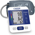 CAZON Blood Pressure Monitors Large Cuff Blood Pressure Machine BP Monitor Upper Arm BP Cuff for Home Use Heart Rate Hypertension Monitor, Cuff 22-40cm LCD Display (Blue)