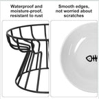 Cat Bowl with Elevated Design for Enhanced Feeding Comfort and Stability