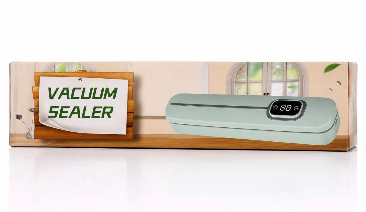 Mint Green Automatic Vacuum Sealer – Digital Food Storage Machine