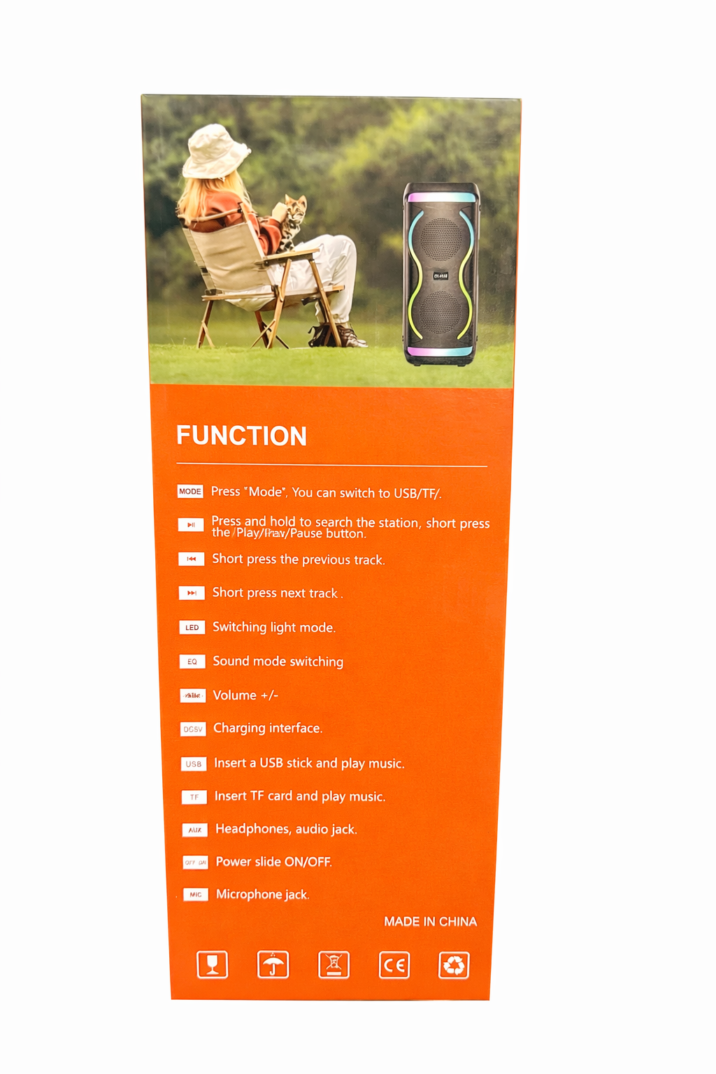 Portable Bluetooth speaker