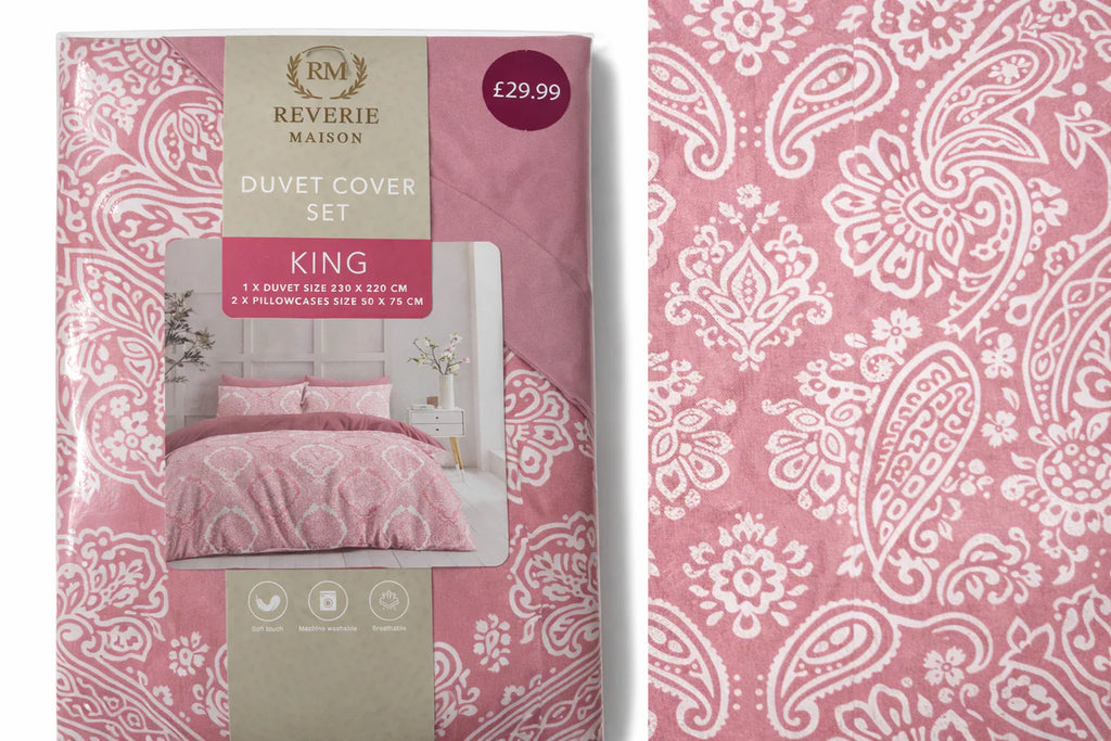 Reverie Maison Duvet Cover Set – King Sizes, Soft Touch Bedding set