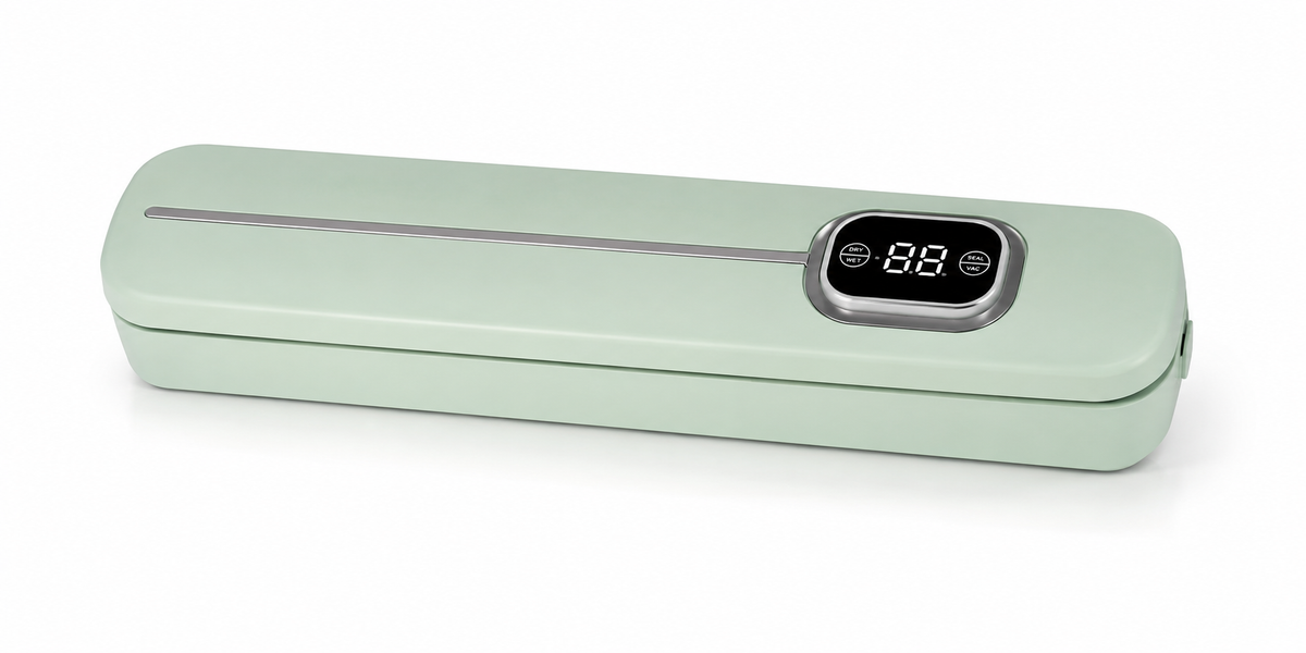 Mint Green Automatic Vacuum Sealer – Digital Food Storage Machine