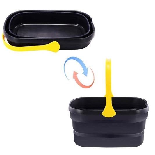 Yocada Collapsible Plastic Bucket Mop Bucket Cleaning Washing Bucket for Mop Cleaning Washing Fit Sponge Mop Flat Mop Cotton Mop Good Grips Angled