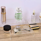 6 Pcs Acrylic Display Risers, 3 Sizes Clear Display Stands, Transparent Showcase Stands Acrylic Shelves, Product Display Shelf for Collections Pops Figures Jewelry Dessert Candy Cosmetics Perfume
