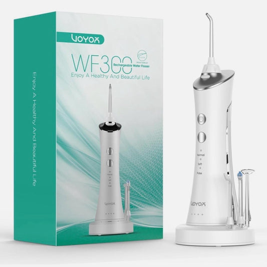 Water Flosser for Teeth Cordless Dental Oral Irrigator 3 Modes WF300