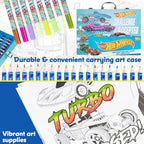 Set for Kids Art Supplies Colouring Pens Colouring Pencils Crayons Stickers Carry Case Arts and Crafts 130+ Pcs