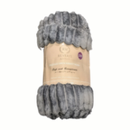 Reverie Maison Jacquard Large Ribbed Throw – Soft, Luxury Textured Blanket