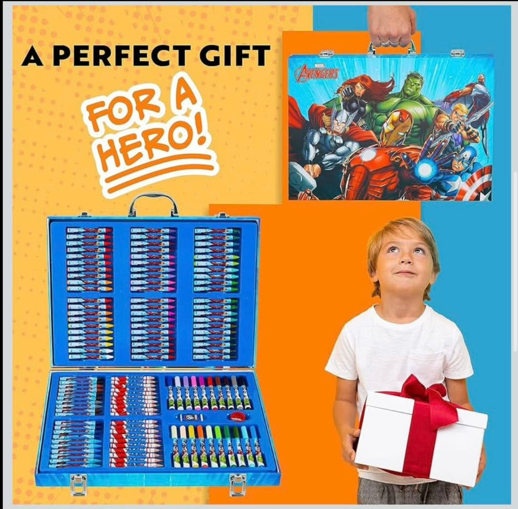 marvel avengers inspiration art case drawing set kids colouring