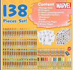 marvel avengers inspiration art case drawing set kids colouring