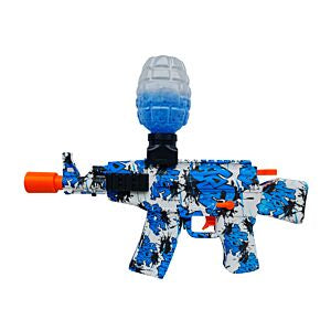 Gel blaster comes with Orbeez Gel Blasters (please note it does come in a plain white box)