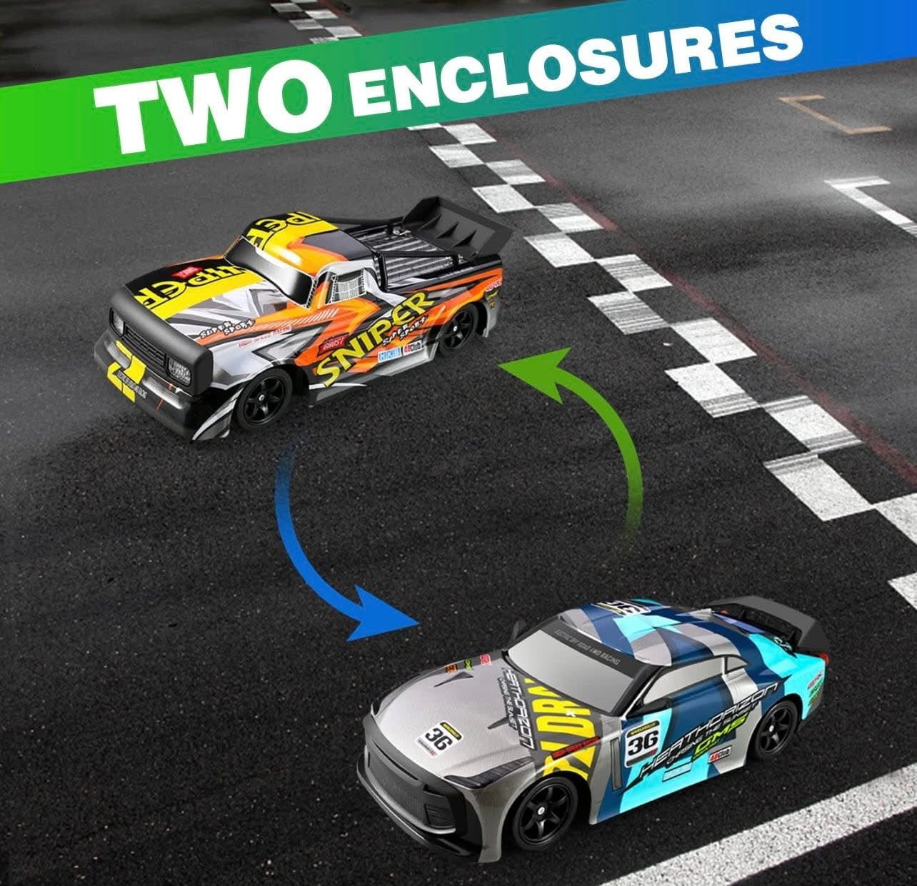 Sniper stunt car remote control with rechargeable battery