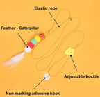 3Pcs Hanging Cat Toys for Indoor Playing - Interactive Exercise and Entertainment Toy, Retractable Door Catnip Toy With Bells for Cats and Kittens