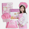 Includes Apron, Chef Hat, Educational Storybook, and Royal Recipes Cookbook. This is sure to be her favorite gift and the ultimate way to get her excited about cooking and baking!