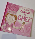 Includes Apron, Chef Hat, Educational Storybook, and Royal Recipes Cookbook. This is sure to be her favorite gift and the ultimate way to get her excited about cooking and baking!