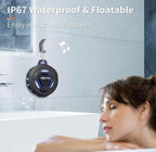 HEYSONG Shower Speaker, Waterpoof Portable Bluetooth Speakers Wireless with LED Lights, IP67, 36H Playtime, Rich Bass Small Speaker Bluetooth