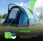 Abma Cord Tent Guy Ropes 4mm 30M Guy Line 6 Pcs Guy Rope Tensioners Heavy Duty Guide Rope for Camping, Gazebos, Awning, Tarp - Reflective Neon Green