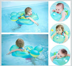 Inflatable Baby Swimming Float 0-6 Months Baby Pool Float with Seat 6-12 Months Infant Toddler Swimming Float Newborn Baby Swim Float Swimming Ring for Baby 6-12-36 Months