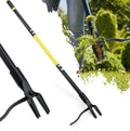 Jardineer Weed Remover Tool Stand Up, 45" Weeding Tools with 4 Claws, Long Handled Dandelion Puller Tool for Patio, Path, Driveway