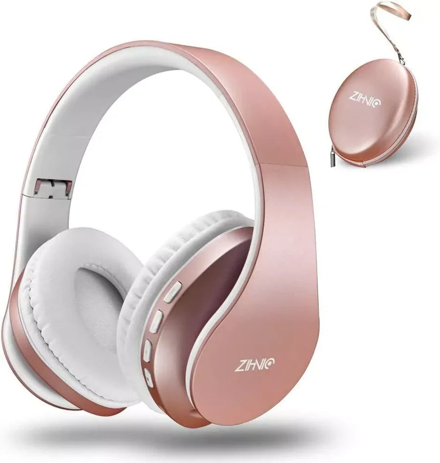 Zihnic Bluetooth Wireless Headphones – Over-Ear, Foldable