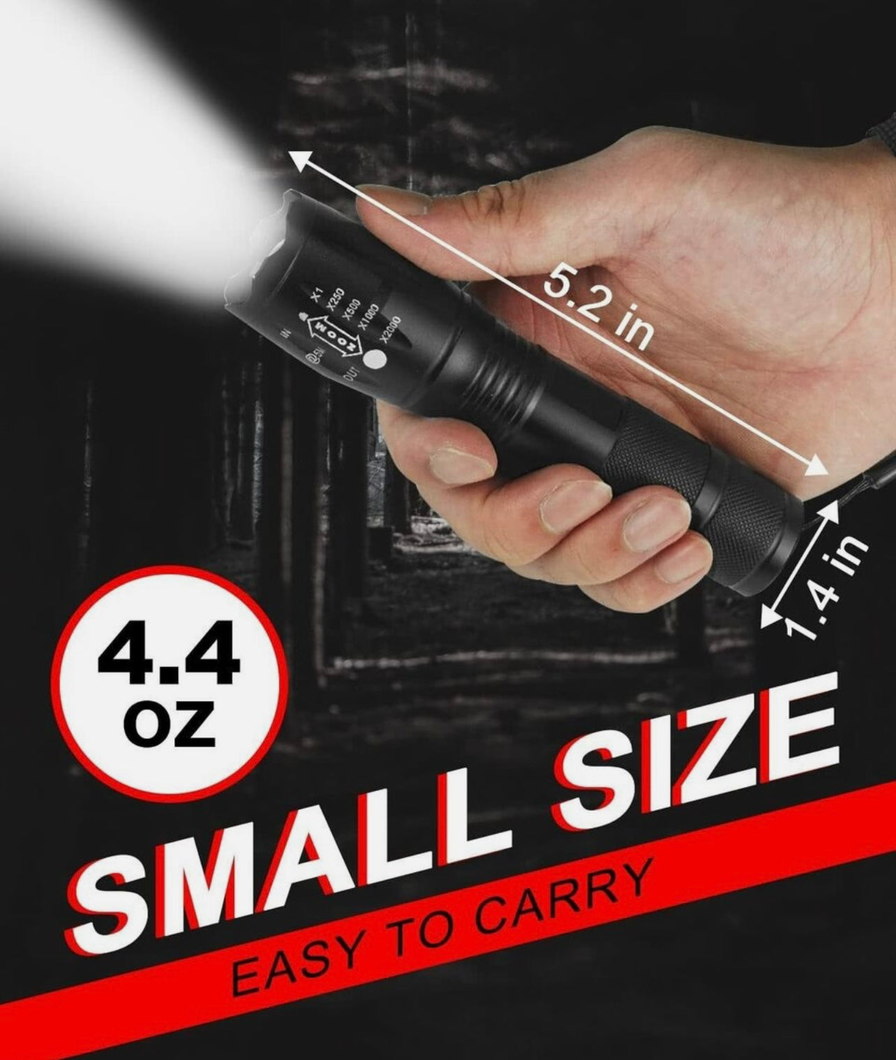 LED Torch 2000 Lumens, Maxesla Torches Led Super Bright