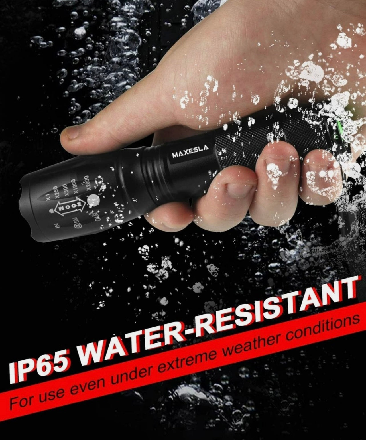 LED Torch 2000 Lumens, Maxesla Torches Led Super Bright