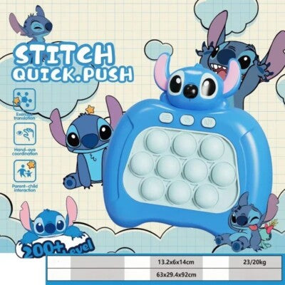 Stitch Pop Push It Game Quick Push Fidget Toy Stress Reliever