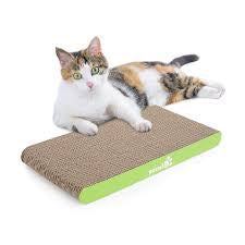 Pecute 2 Pack Cat Scratcher Scratching Boards, Small Medium Cat Lounger Catnip Included