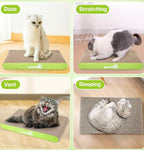 Pecute 2 Pack Cat Scratcher Scratching Boards, Small Medium Cat Lounger Catnip Included