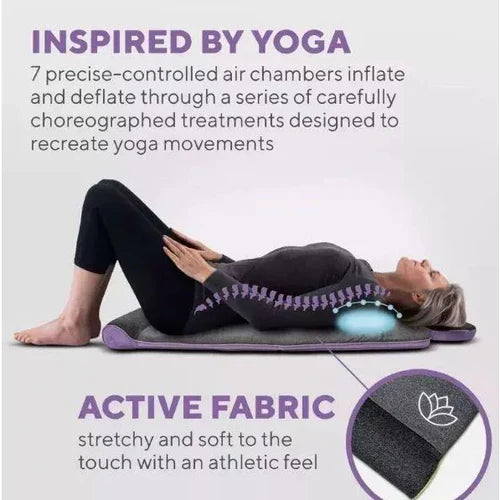 HoMedics Stretch & Heat Mat – Yoga-Inspired Full Body Massage Mat with Heat & 6 Programmes