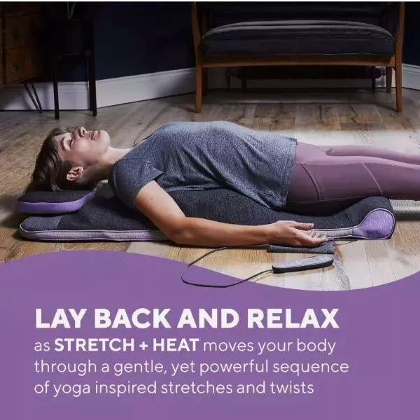 HoMedics Stretch & Heat Mat – Yoga-Inspired Full Body Massage Mat with Heat & 6 Programmes