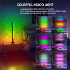 RGB Light Bar LED Table Lamp for Gaming TV Backlight Ambient Lighting USB Powered with APP and Remote Control Colors Music Sync