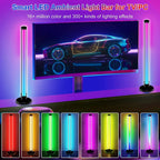 RGB Light Bar LED Table Lamp for Gaming TV Backlight Ambient Lighting USB Powered with APP and Remote Control Colors Music Sync