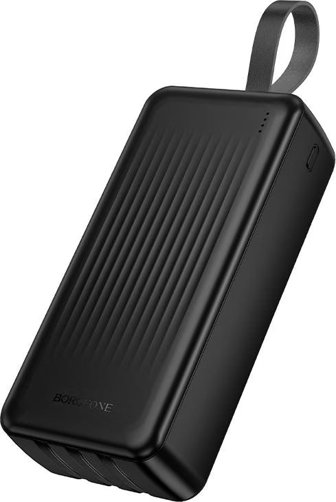 Borofone BJ79B Large Capacity Power Bank with Built-In 3 Cables – 30000mAh