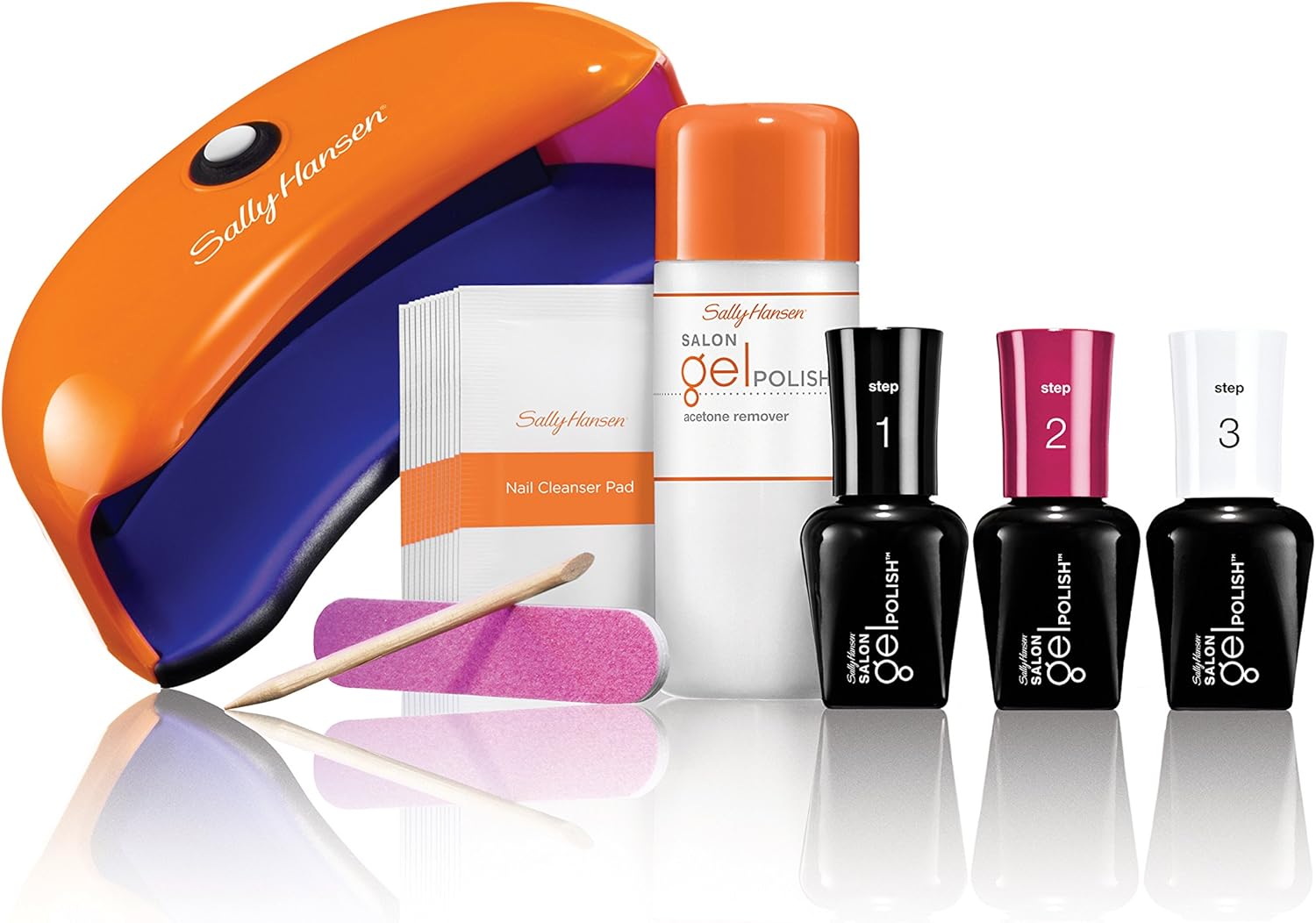 SALLY HANSEN SALON GEL POLISH GEL MANICURE STARTER KIT
