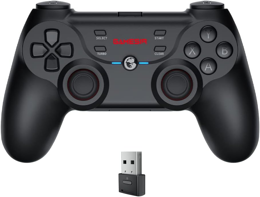 GameSir T3s Wireless Controller for Windows/iOS13+/Android Phone/Tablet, Bluetooth Game Controller for Switch, Apple Arcade MFi Gaming Mobile Gamepad with Adjustable Vibration