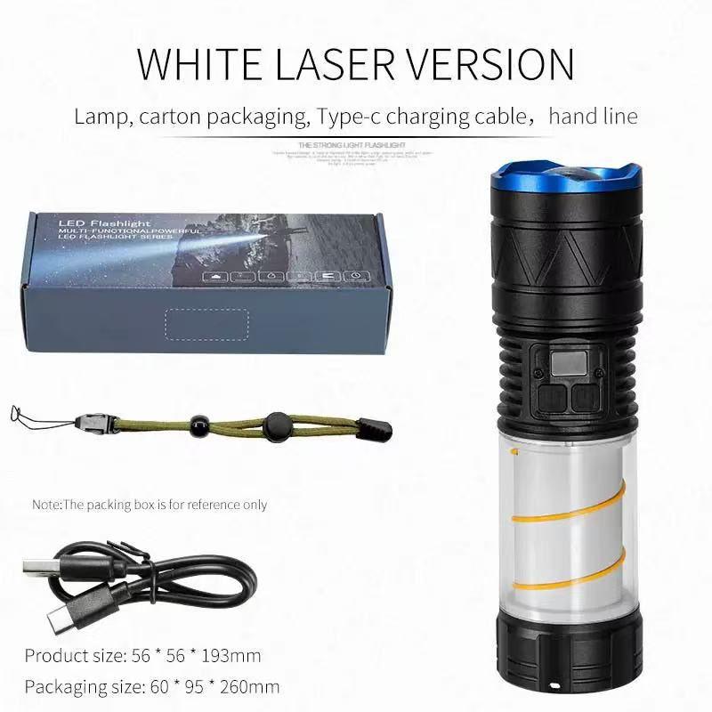 Rechargeable LED Torch, Torches LED Super Bright with 3 Modes - LED Display