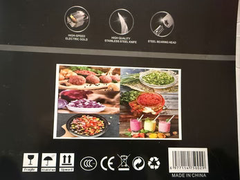 300W Multifunctional Electric Food Processor & Mini Chopper Set – 3L + 0.6L + 0.3L Bowls, Stainless Steel Blades