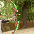TEMI Bow and Arrow Set for Kids with LED Lights-Archery Set with Suction Cup Arrows, Quivers & Standing Target, Outdoor Toys for Children Boys & Girls Ages 3-12 Years Old