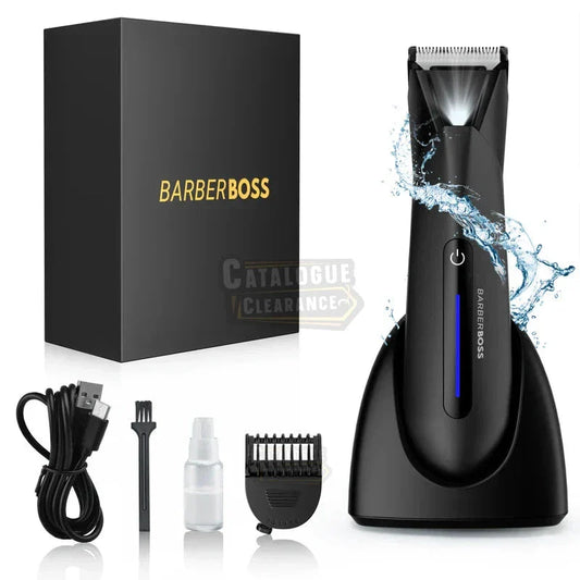 BarberBoss QR-2075 Dual Men's Hair & Beard Trimmer Set