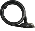 MAKO 18mm Combination Cable Lock with Bracket – 1800mm Heavy Duty Security Lock – 5-Digit Code