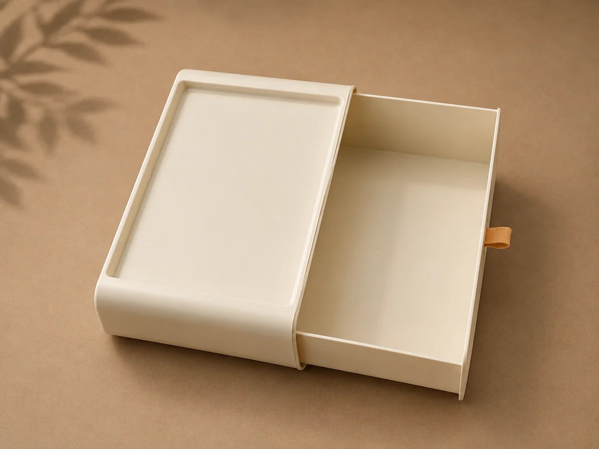 Cosmetic storage box - pull on drawer -conveniently designed for cosmetics & skincare products