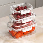 Crisper Box Food Storage Set – Airtight Fresh-Keeping Containers for Fruits & Vegetables