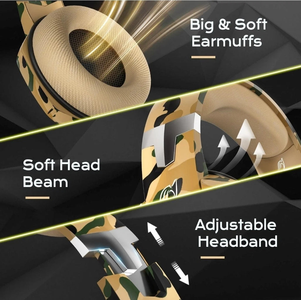 YINSAN Gaming Headset with Microphone for PS4, Xbox Series X|S, Nintendo, Switch