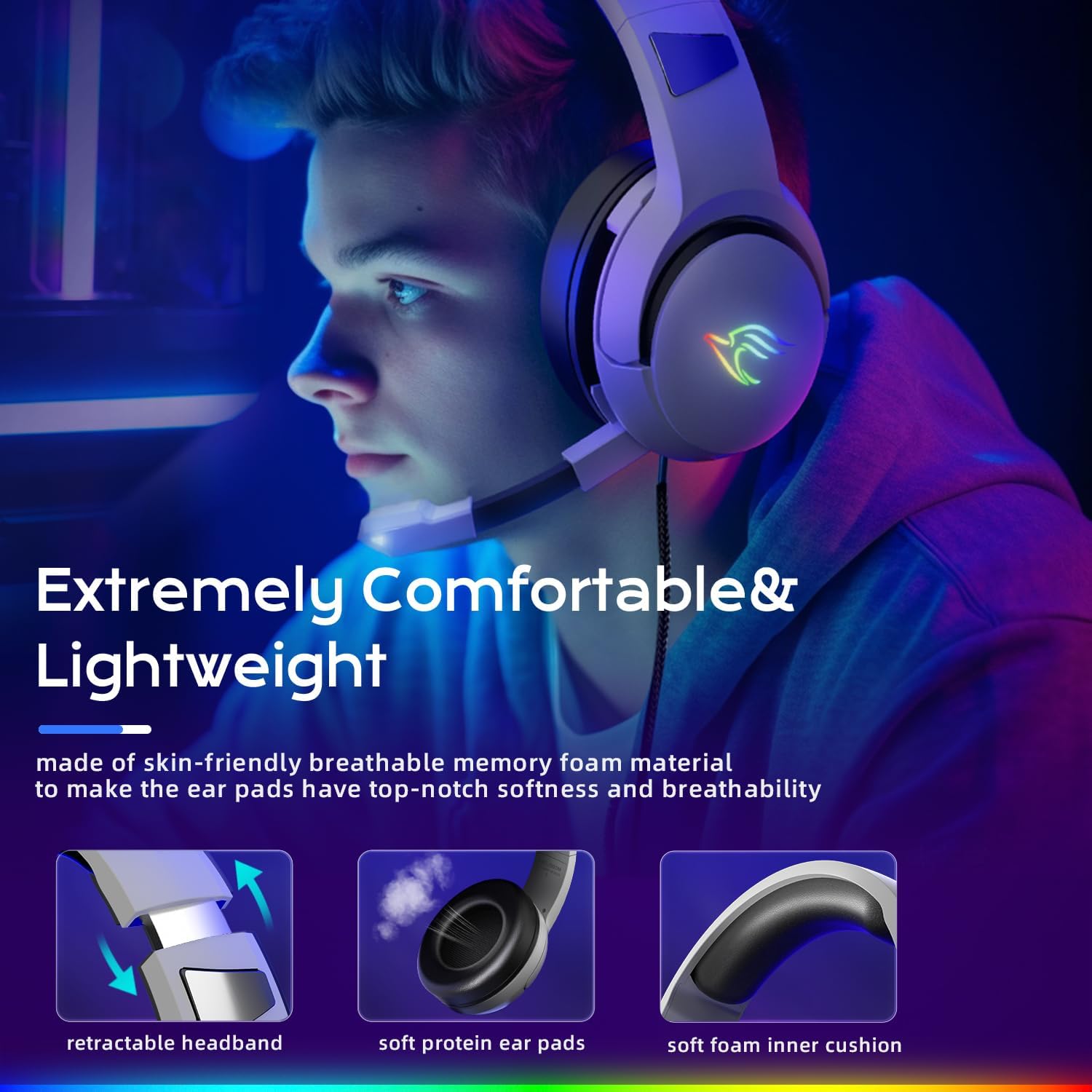 Yinsan Gaming Headset with Mic